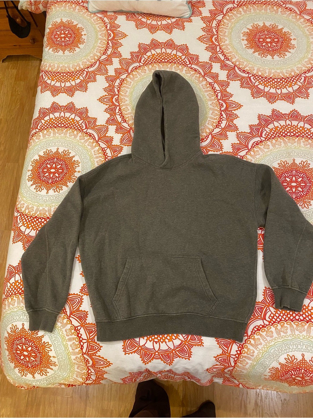 Abercrombie & Fitch Gray Hooded Sweatshirt